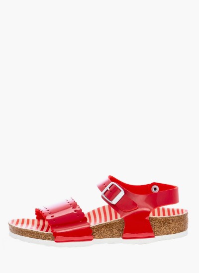Παιδικές Σαγιονάρες & Πέδιλα Risa Κόκκινο ECOleather Birkenstock