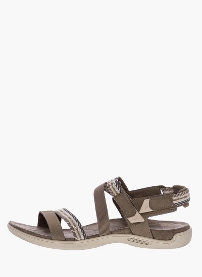 Γυναικεία Flats J97304 Γκρι Πάνινο Merrell