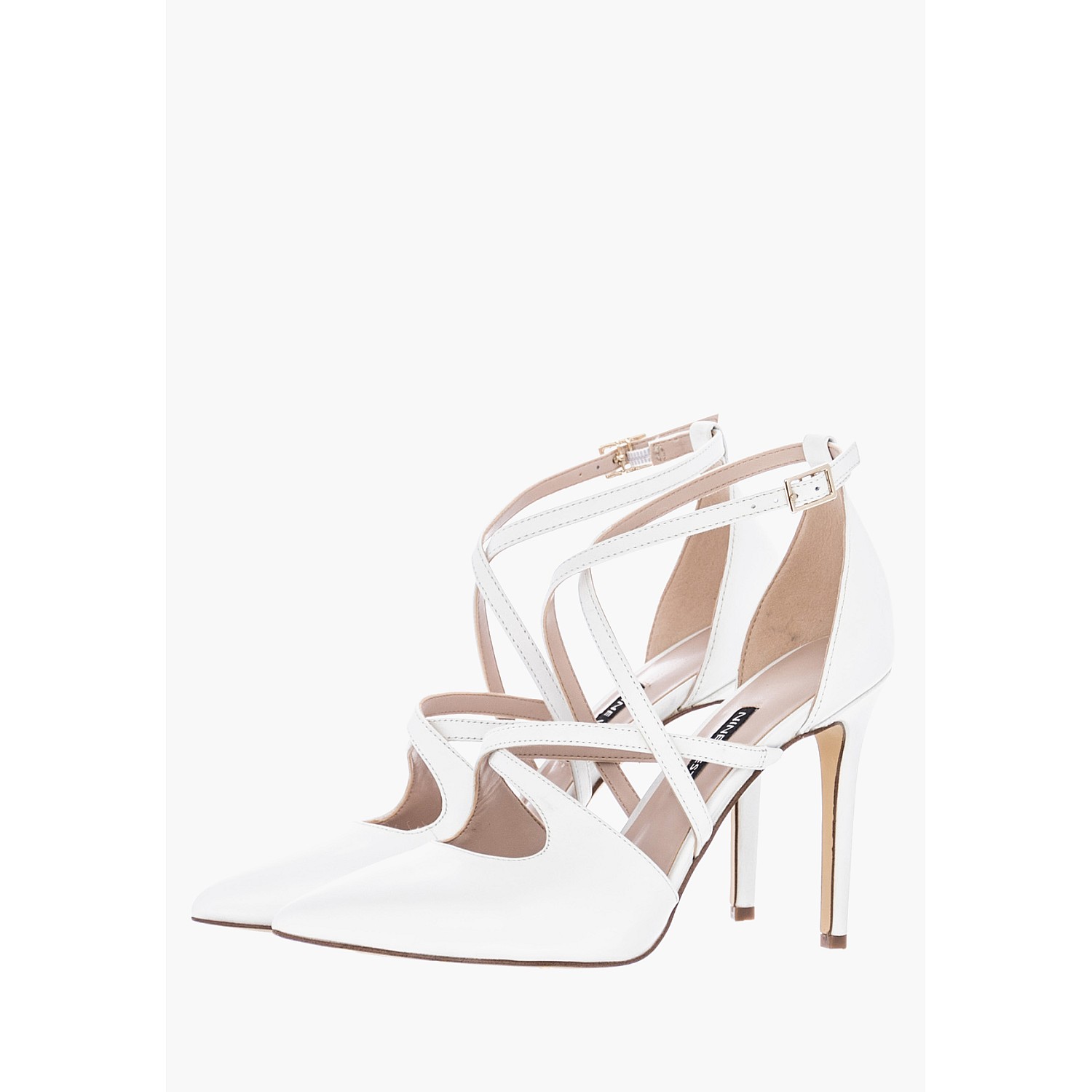 Γόβες & Slingbacks Ψηλές Nine West Tuluiza-White