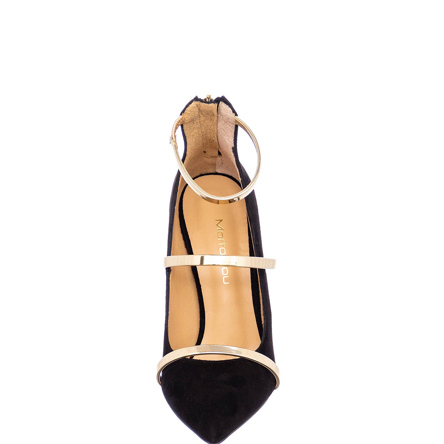 Γόβες & Slingbacks Ψηλές Mortoglou S941-Black