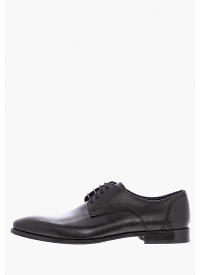 Men Shoes M4972.GLM Black Leather Boss shoes