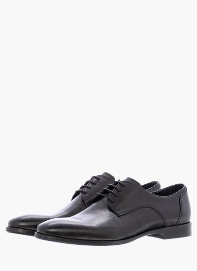 Men Shoes M4972.GLM Black Leather Boss shoes