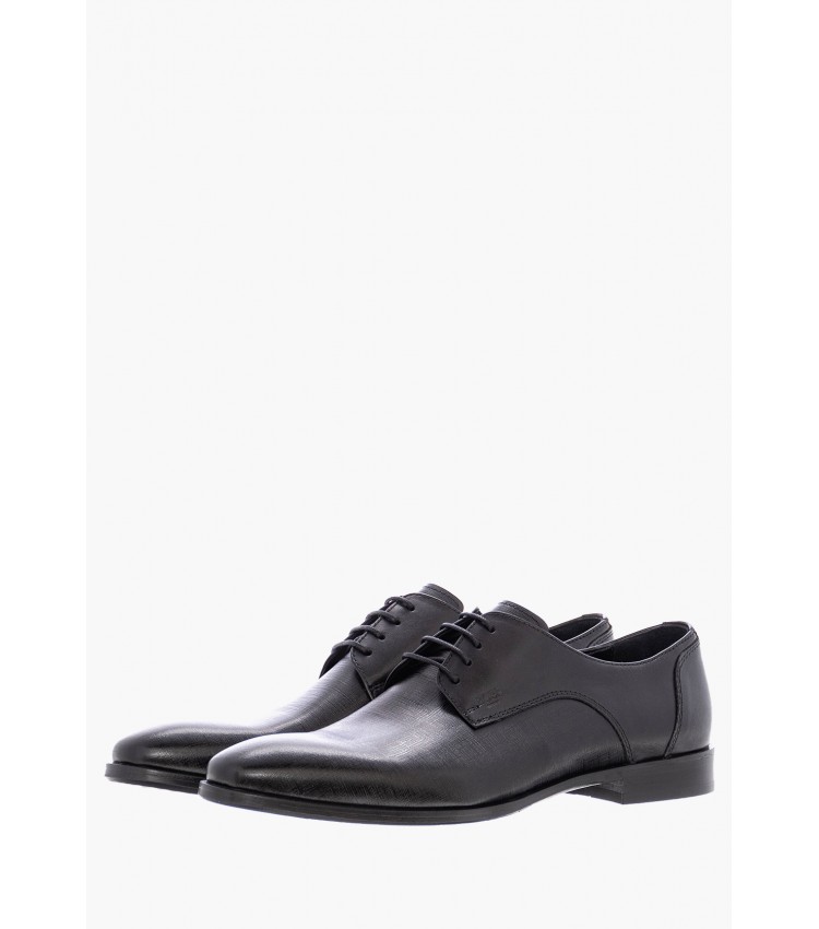 Men Shoes M4972.GLM Black Leather Boss shoes
