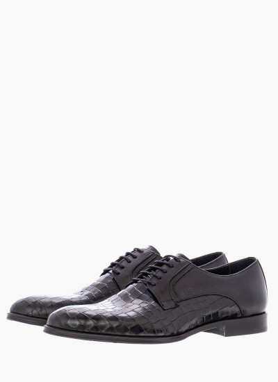 Men Shoes T514 Black Leather Philippe Lang