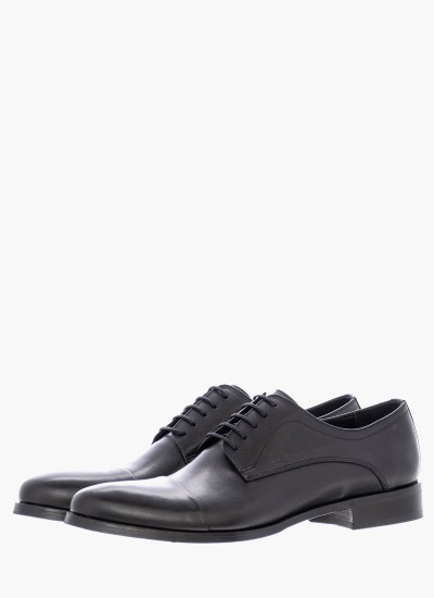 Ανδρικά Παπούτσια Δετά MM331 Μαύρο Δέρμα Boss shoes