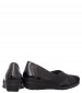 Women Moccasins 24202 Black Patent Leather 24HRS