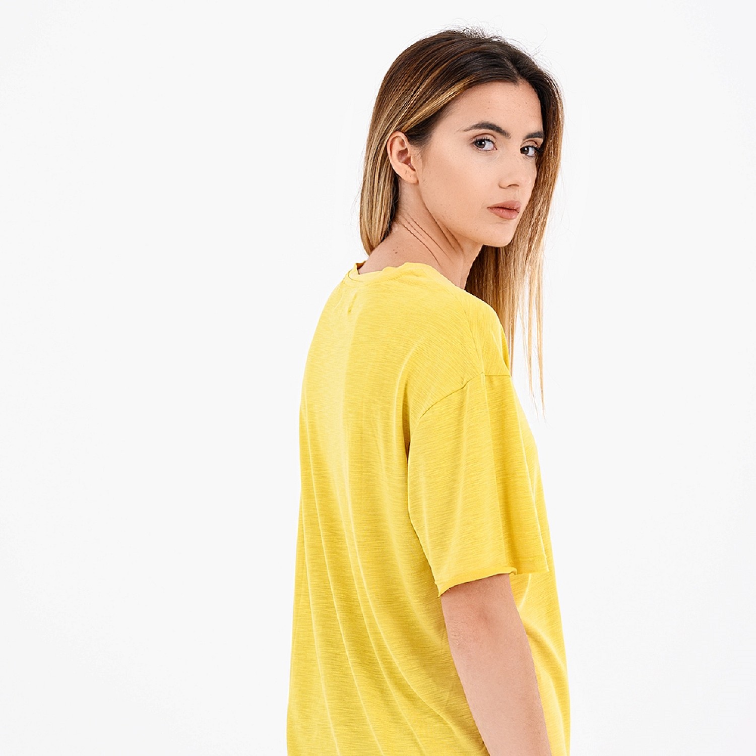 Women T-Shirts - Tops Canyon.Essential Yellow Superdry Women T-Shirts - Tops Canyon.Essential Yellow Superdry