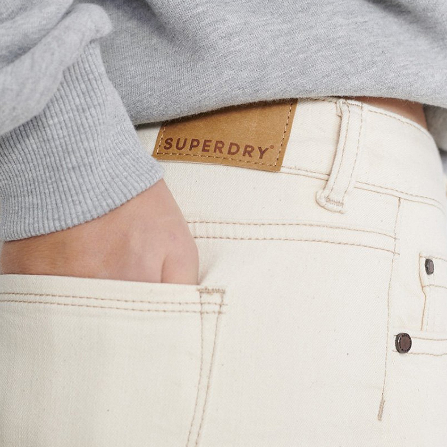 Γυναικείες Φούστες - Σορτς Cut.Off Μπεζ Βαμβάκι Superdry Γυναικείες Φούστες - Σορτς Cut.Off Μπεζ Βαμβάκι Superdry