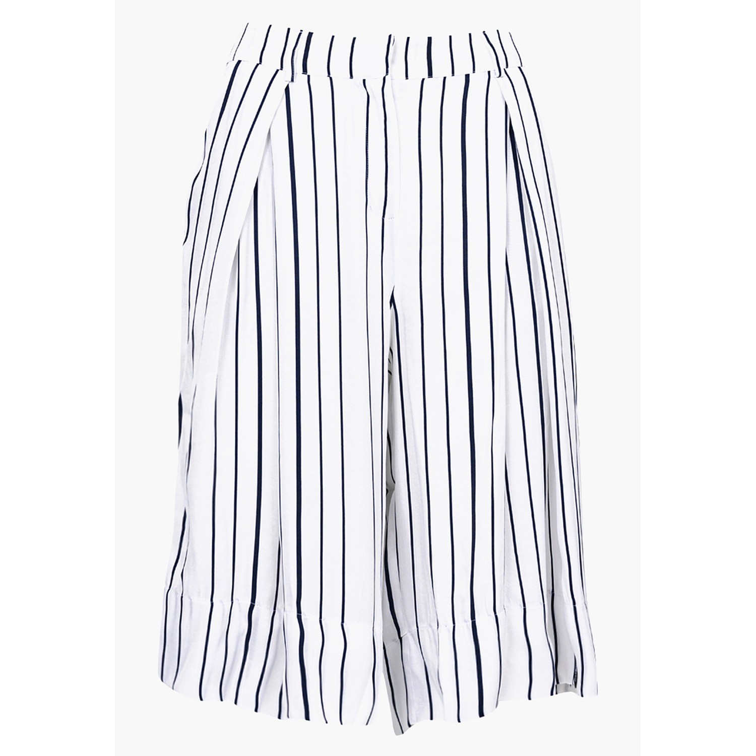 Γυναικείες Φούστες - Σορτς Edit.Culotte Άσπρο Βισκόζη Superdry