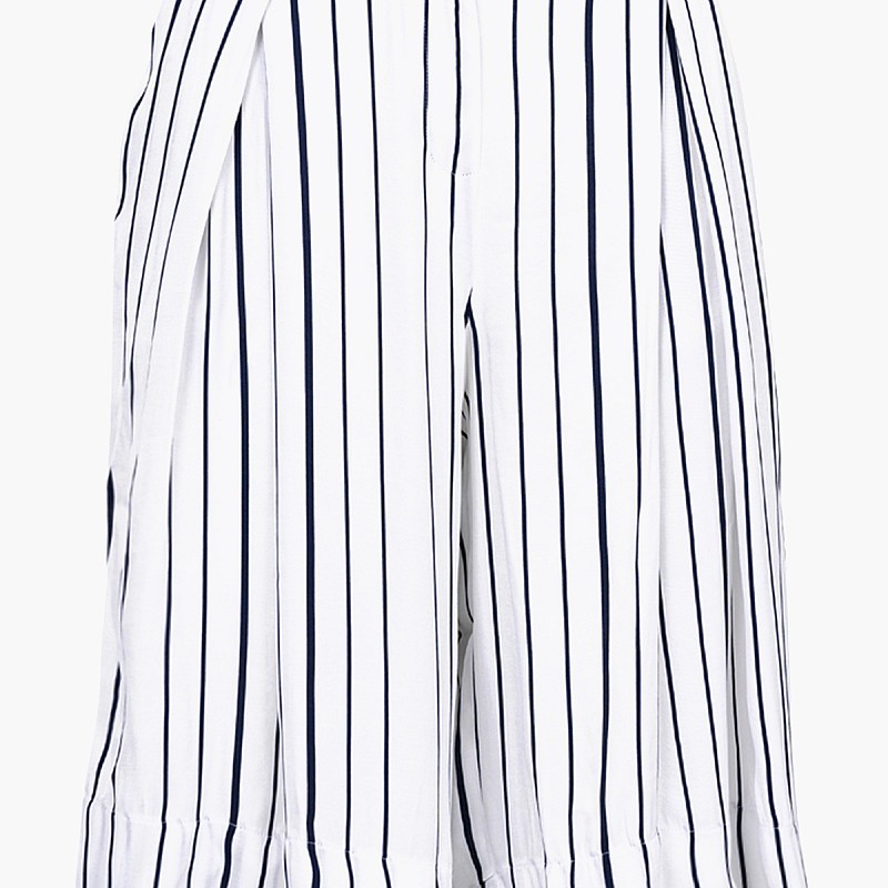 Γυναικείες Φούστες - Σορτς Edit.Culotte Άσπρο Βισκόζη Superdry