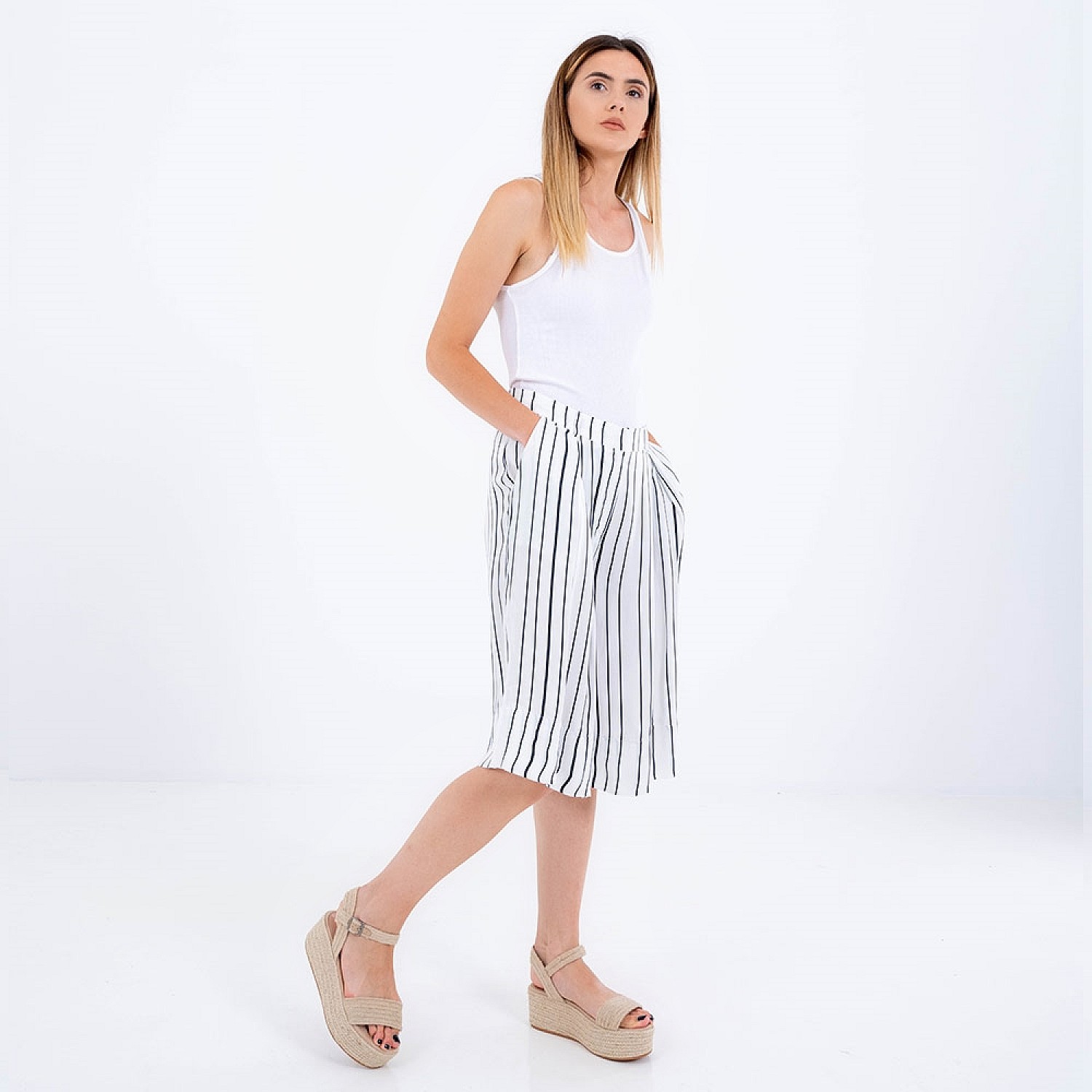 Γυναικείες Φούστες - Σορτς Edit.Culotte Άσπρο Βισκόζη Superdry Γυναικείες Φούστες - Σορτς Edit.Culotte Άσπρο Βισκόζη Superdry