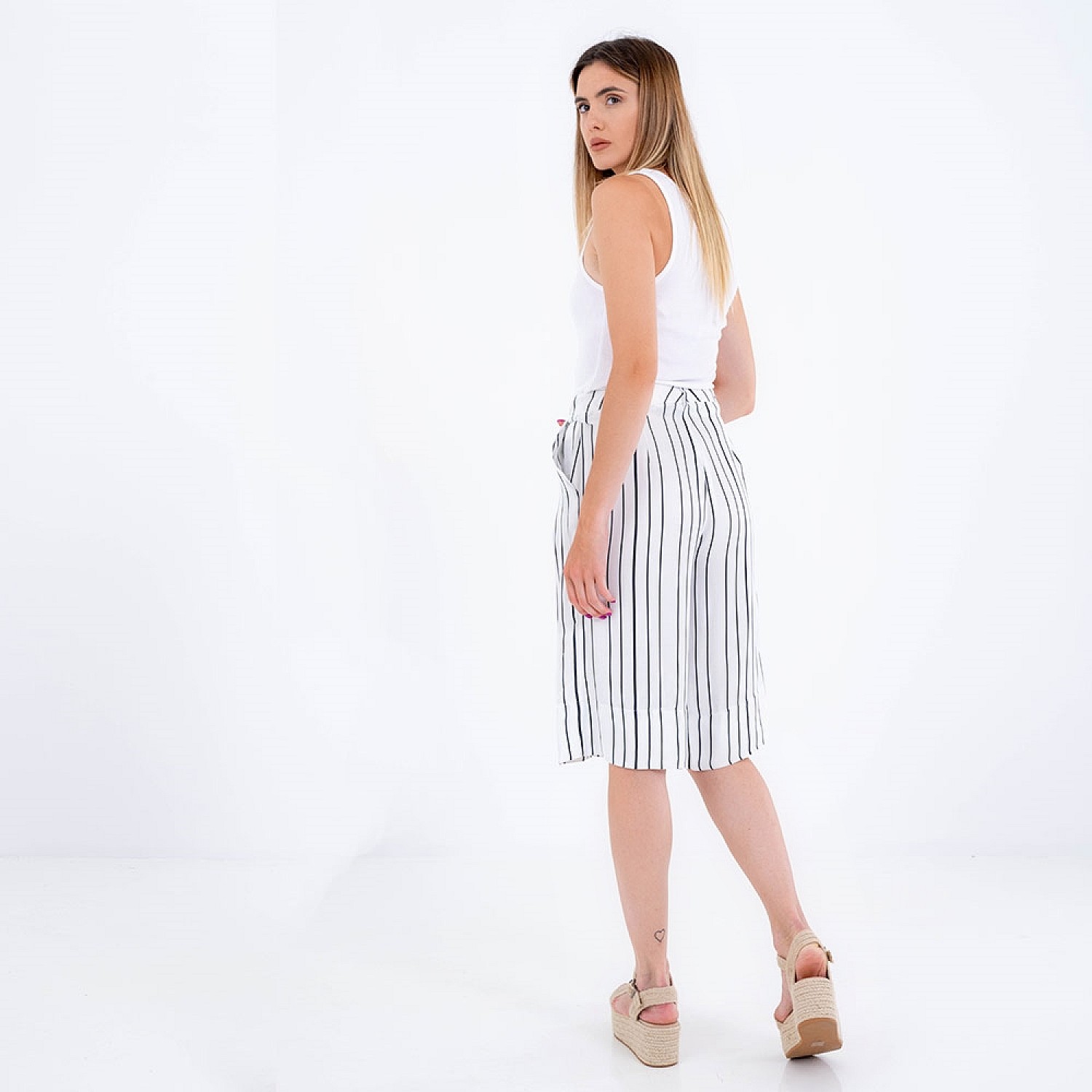 Γυναικείες Φούστες - Σορτς Edit.Culotte Άσπρο Βισκόζη Superdry Γυναικείες Φούστες - Σορτς Edit.Culotte Άσπρο Βισκόζη Superdry