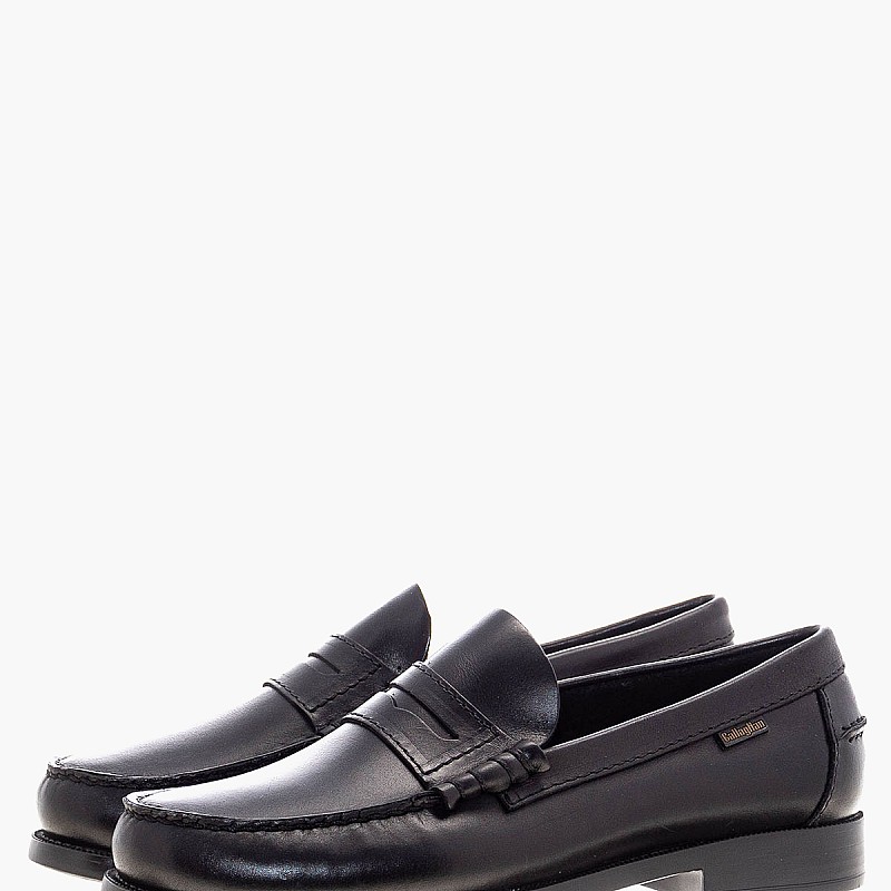 Men Moccasins 16100 Black Leather Callaghan
