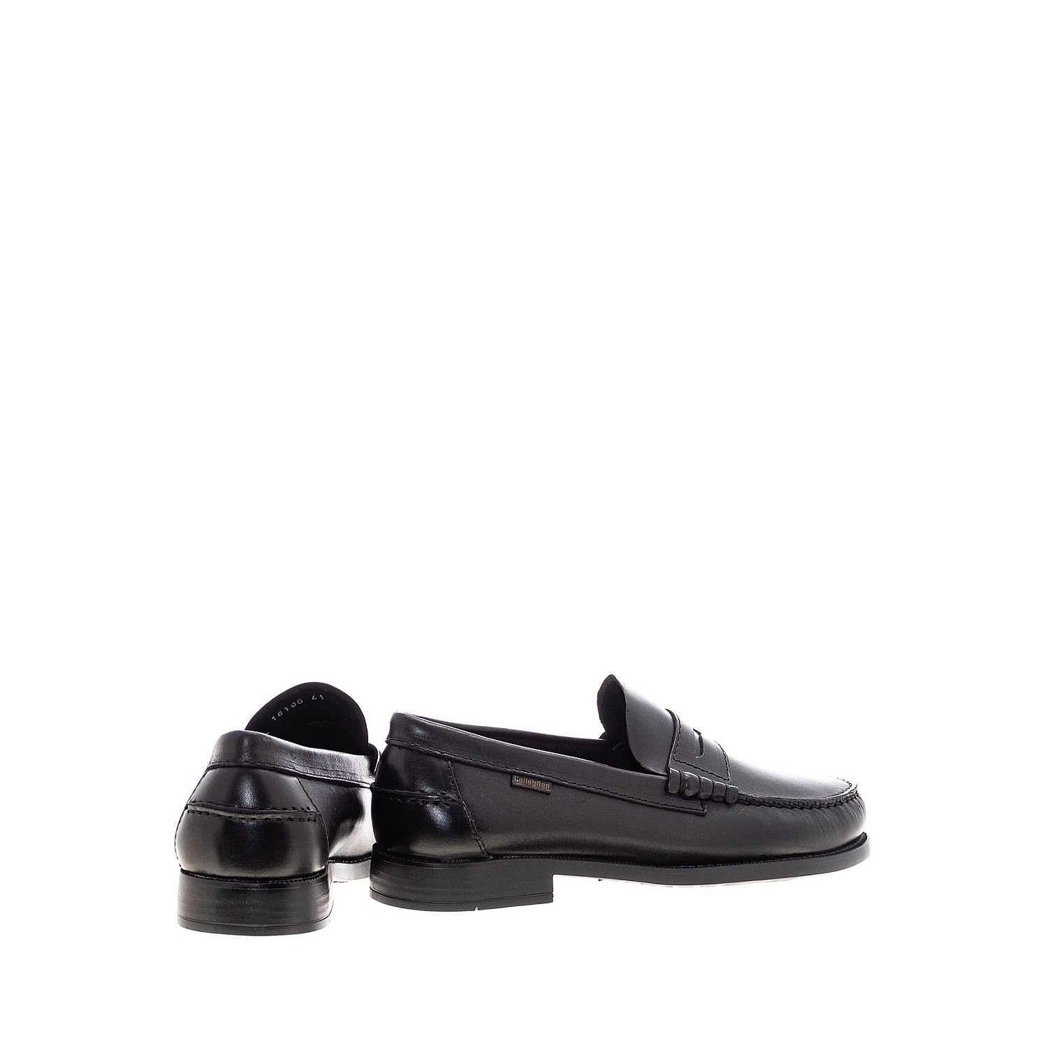 Men Moccasins 16100 Black Leather Callaghan Men Moccasins 16100 Black Leather Callaghan