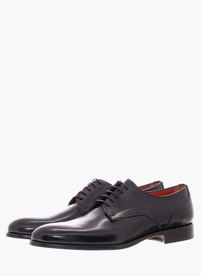 Men Shoes 1105 Black Leather Philippe Lang