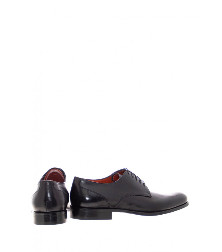 Men Shoes 1105 Black Leather Philippe Lang