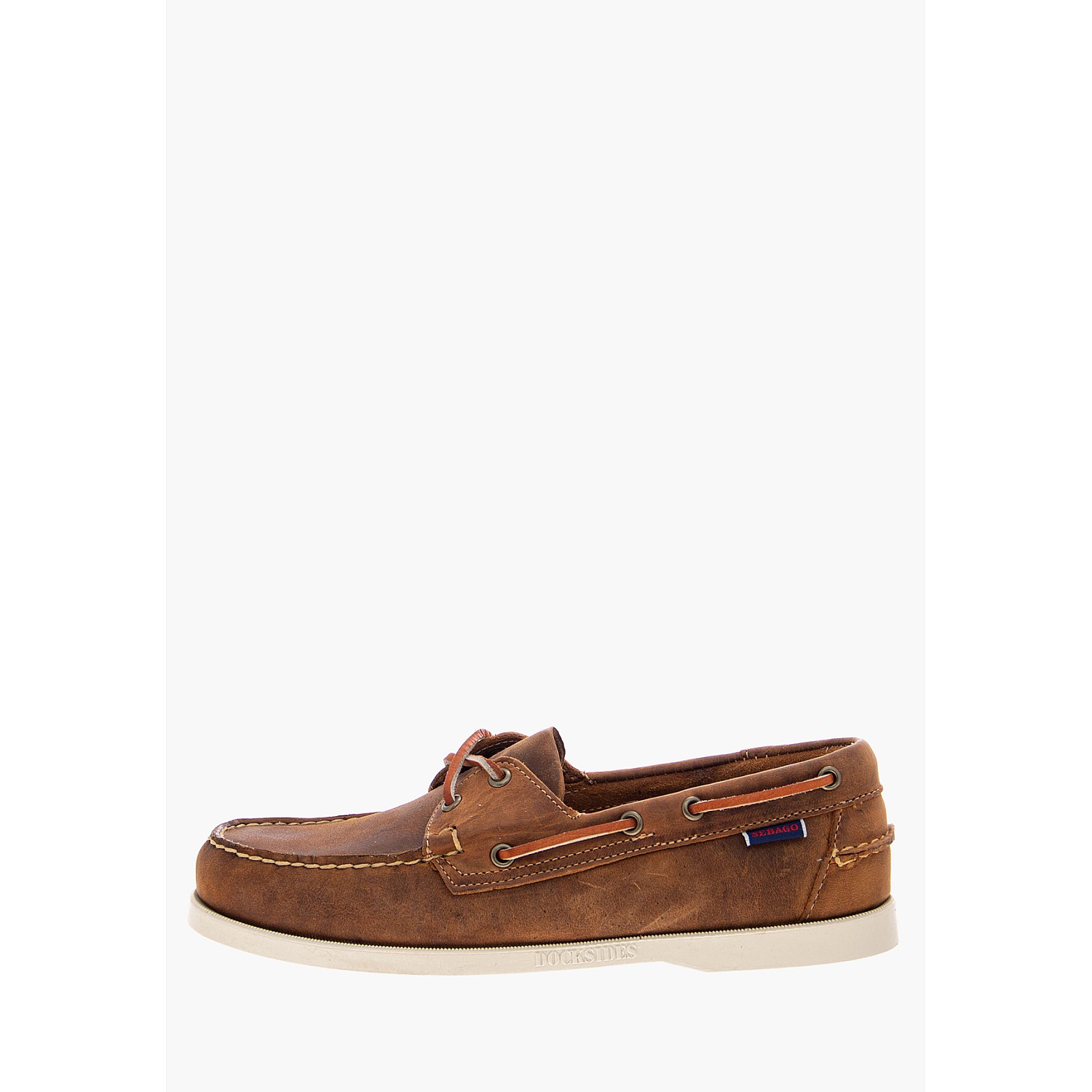 Ανδρικά Ιστιοπλοϊκά Docksides.Crazy Καφέ Δέρμα Λαδερό Sebago