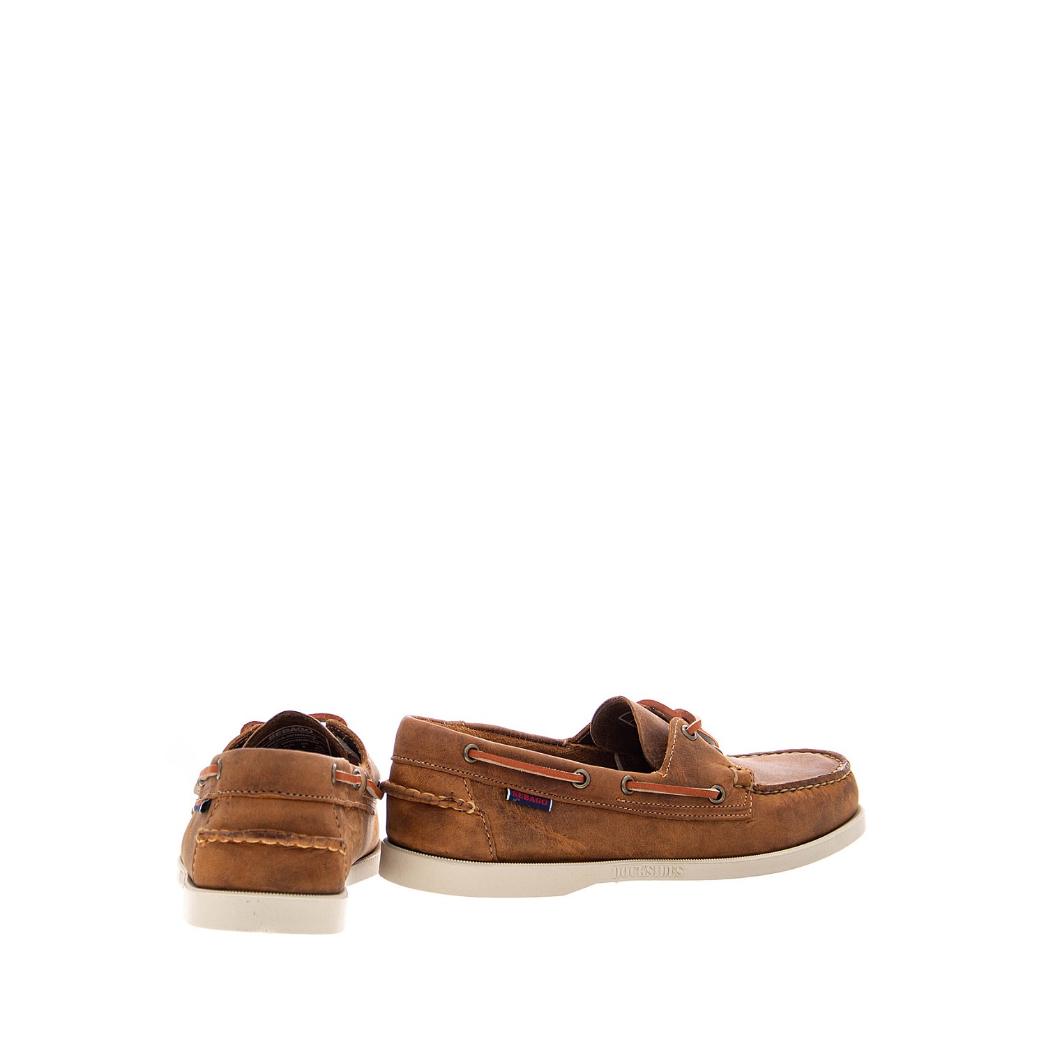 Ανδρικά Ιστιοπλοϊκά Docksides.Crazy Καφέ Δέρμα Λαδερό Sebago Ανδρικά Ιστιοπλοϊκά Docksides.Crazy Καφέ Δέρμα Λαδερό Sebago
