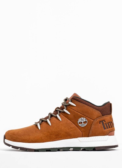 Ανδρικά Μποτάκια A25DC Καφέ Δέρμα Νούμπουκ Timberland