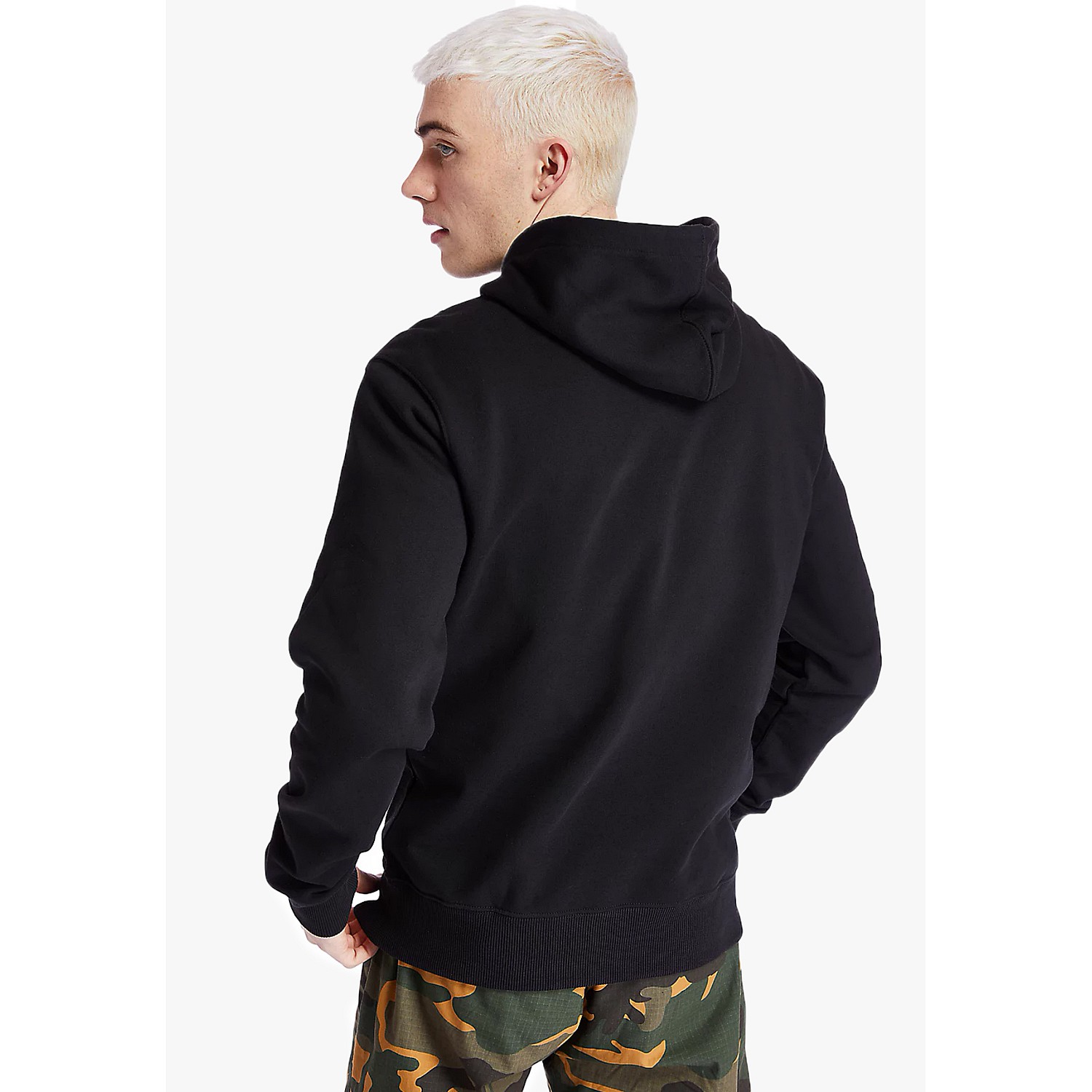 A2BJH Black Cotton Timberland Top Wear Timberland A2BJH-Black