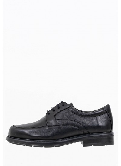 Men Shoes 10988 Black Leather 24HRS