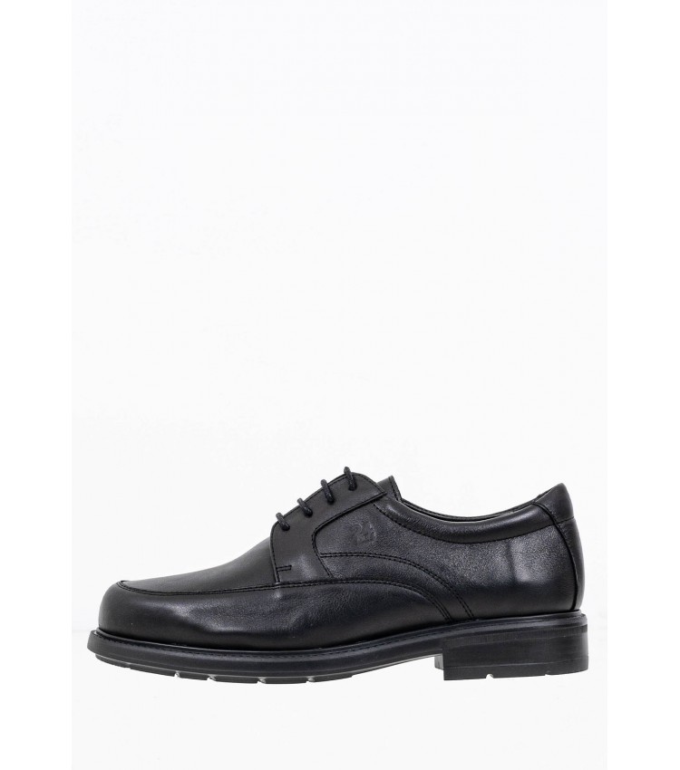 Men Shoes 10988 Black Leather 24HRS