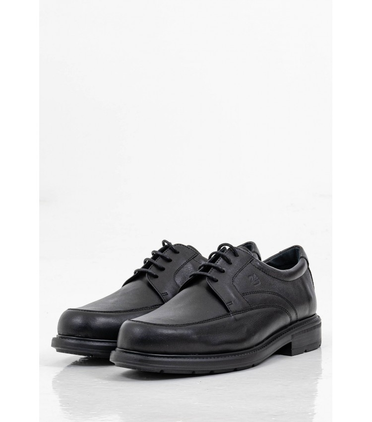 Men Shoes 10988 Black Leather 24HRS