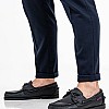 Men Sailing shoes Docksides.Port Black Leather Sebago Men Sailing shoes Docksides.Port Black Leather Sebago