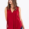 Women T-Shirts - Tops Bedevil Red Polyester Silvian Heach Women T-Shirts - Tops Bedevil Red Polyester Silvian Heach