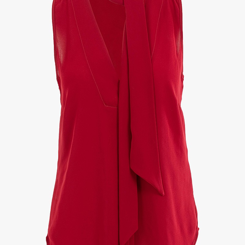 Women T-Shirts - Tops Bedevil Red Polyester Silvian Heach