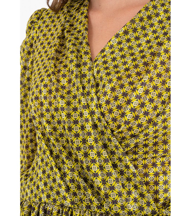 Women T-Shirts - Tops Exhibitionist Yellow Polyester Silvian Heach