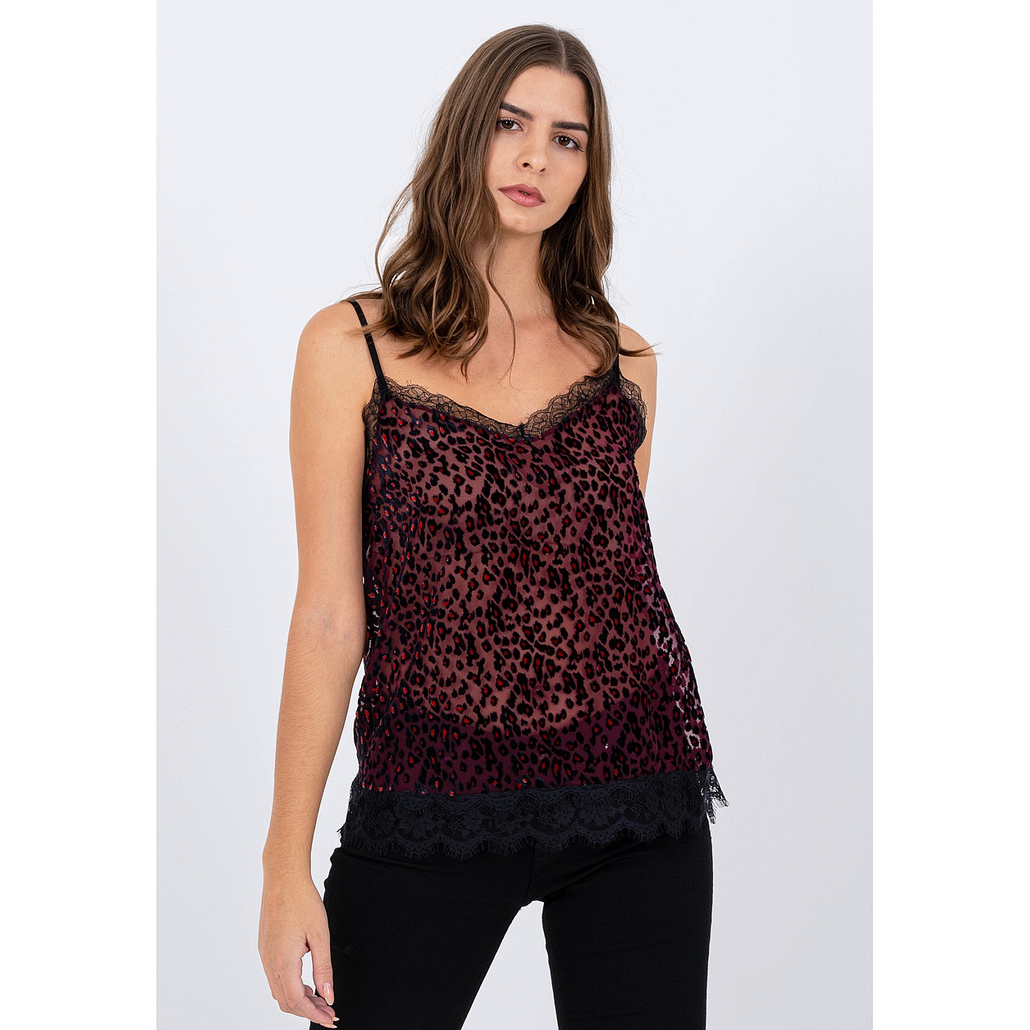 Women T-Shirts - Tops Gestorm Bordo Polyester Silvian Heach Women T-Shirts - Tops Gestorm Bordo Polyester Silvian Heach