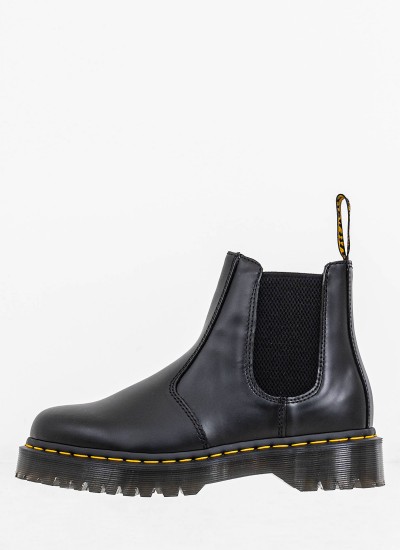 Γυναικεία Μποτάκια W26205001 Μαύρο Δέρμα Dr. Martens