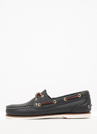 Γυναικεία Ιστιοπλοϊκα 72332 Μπλε Δέρμα Timberland