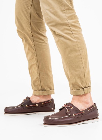 Ανδρικά Ιστιοπλοϊκά 74035 Καφέ Δέρμα Timberland