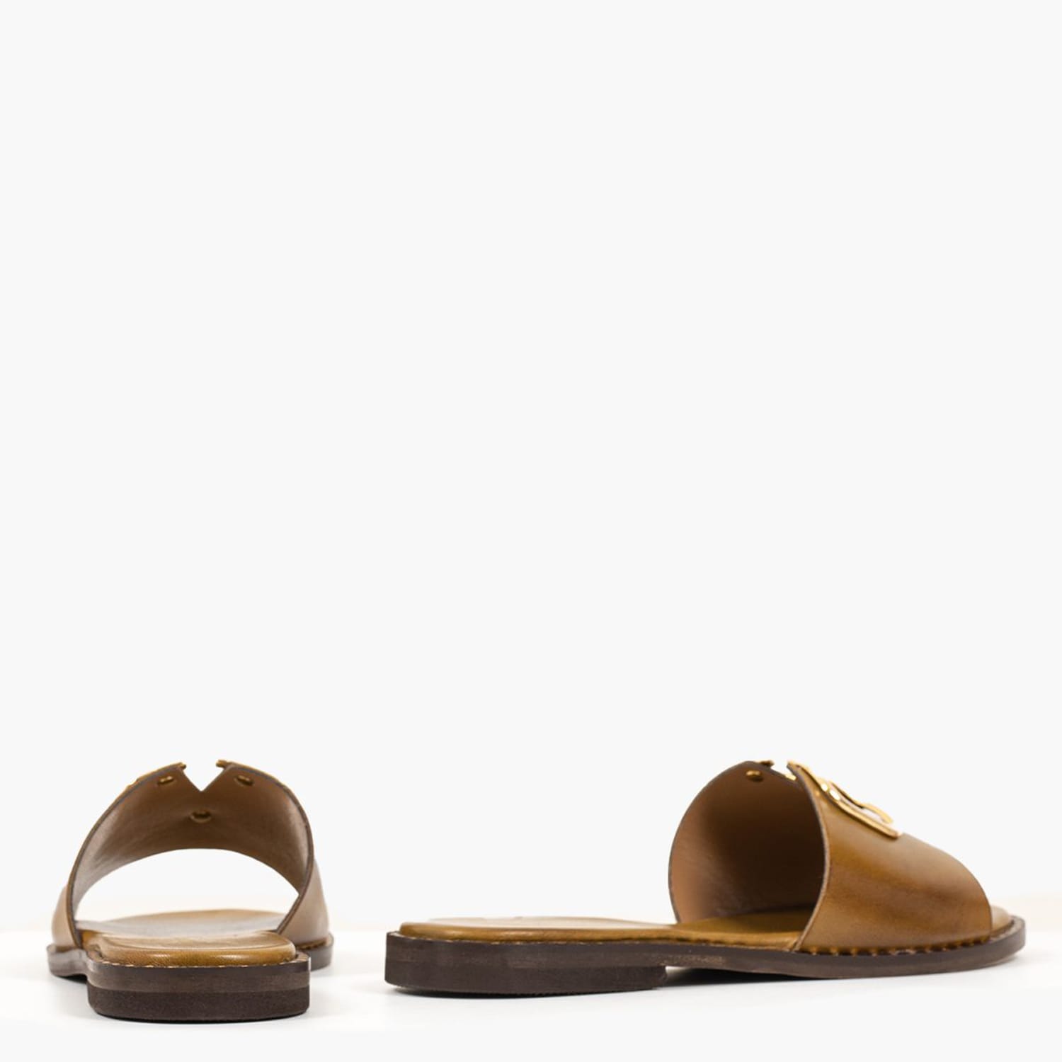 Γυναικεία Flats 2125.117134 Λαδί Δέρμα MF Γυναικεία Flats 2125.117134 Λαδί Δέρμα MF
