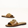 Γυναικεία Flats 2125.117134 Λαδί Δέρμα MF Γυναικεία Flats 2125.117134 Λαδί Δέρμα MF