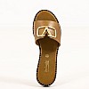 Γυναικεία Flats 2125.117134 Λαδί Δέρμα MF Γυναικεία Flats 2125.117134 Λαδί Δέρμα MF