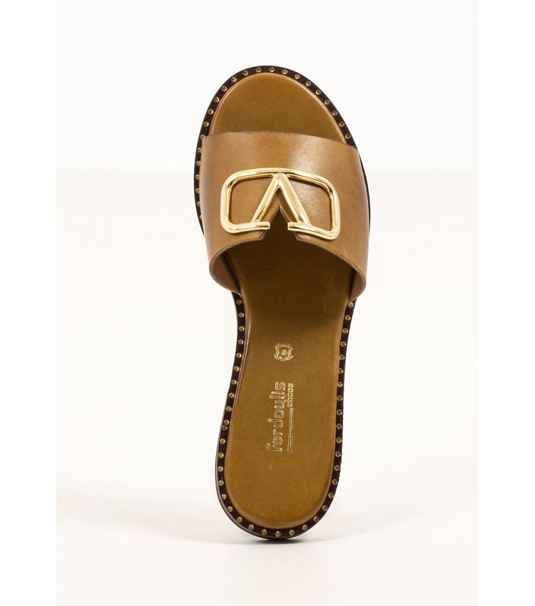 Women Flats 2125.117134 Olive Leather MF