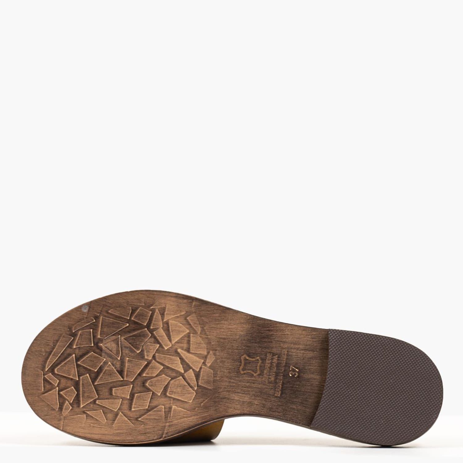 Γυναικεία Flats 2125.117134 Λαδί Δέρμα MF Γυναικεία Flats 2125.117134 Λαδί Δέρμα MF