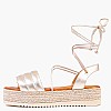 Women Platforms Low 2129.10517 Platinum Leather MF Women Platforms Low 2129.10517 Platinum Leather MF