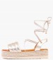 Women Platforms Low 2129.10517 Platinum Leather MF