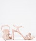 Women Sandal High 2142.70622 Nude Leather MF