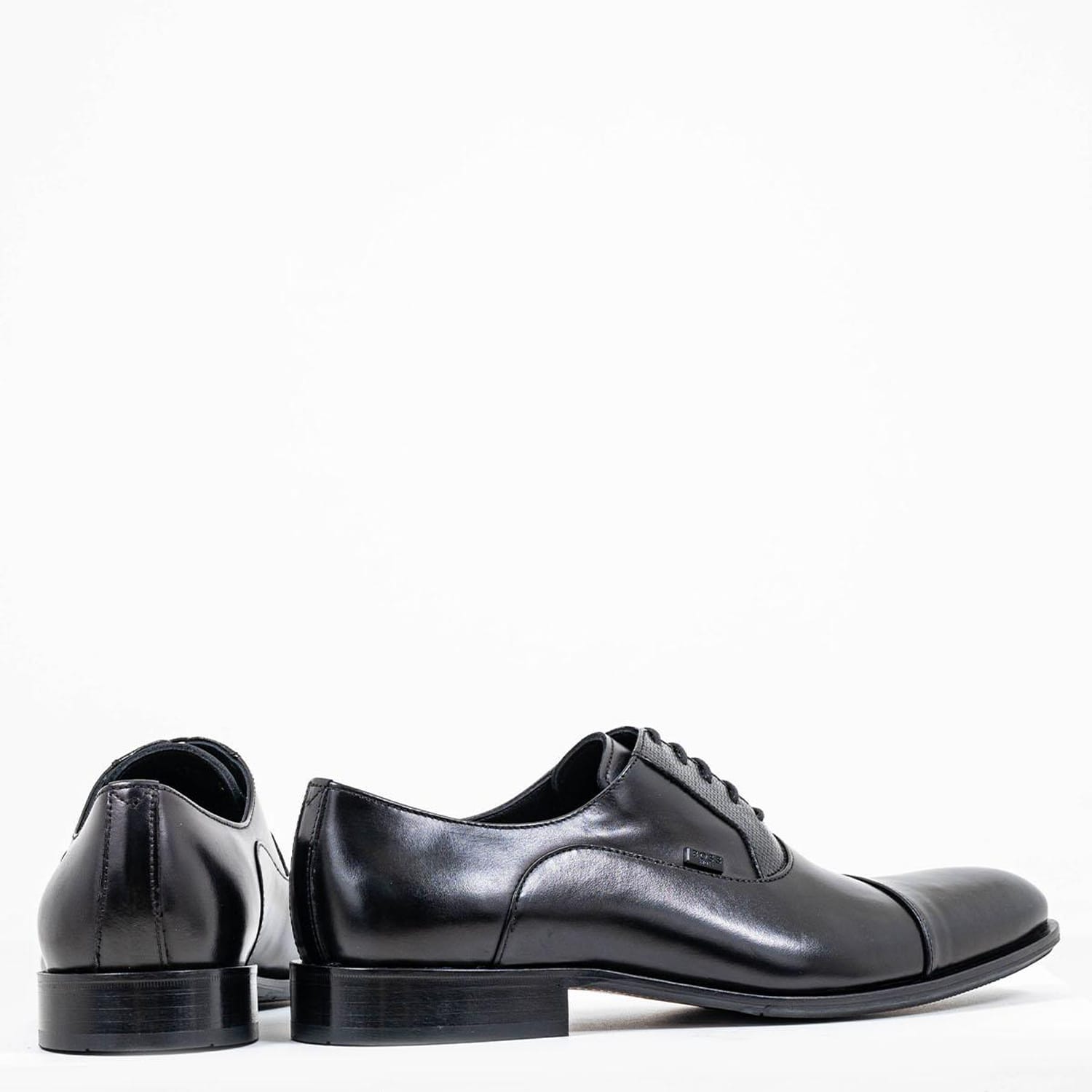 Ανδρικά Παπούτσια Δετά Q5625 Μαύρο Δέρμα Boss shoes Ανδρικά Παπούτσια Δετά Q5625 Μαύρο Δέρμα Boss shoes
