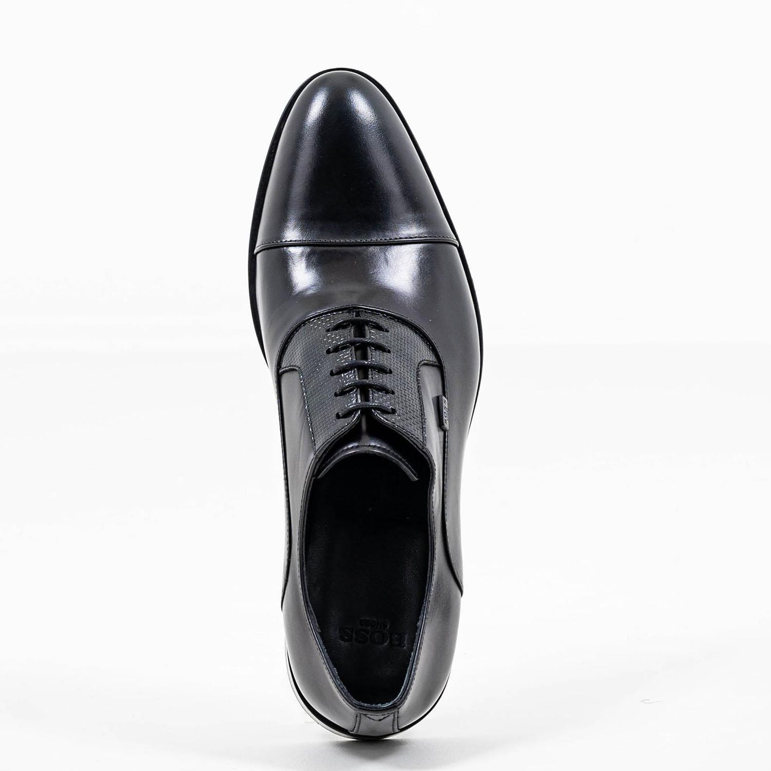 Ανδρικά Παπούτσια Δετά Q5625 Μαύρο Δέρμα Boss shoes Ανδρικά Παπούτσια Δετά Q5625 Μαύρο Δέρμα Boss shoes