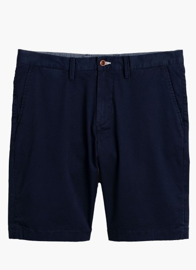 Ανδρικές Βερμούδες Twill.Shorts Μπεζ Βαμβάκι GANT