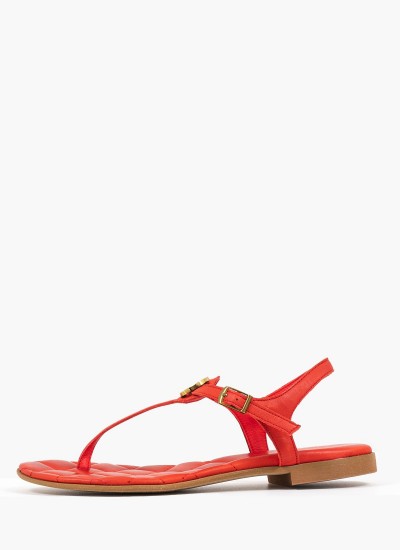 Γυναικεία Flats Gizeh.BS Ανθρακί Δέρμα Birkenstock