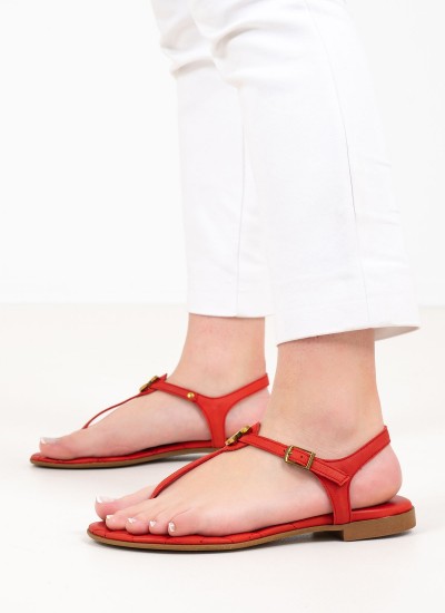 Γυναικεία Flats Gizeh.BS Ανθρακί Δέρμα Birkenstock