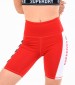 Γυναικείες Φούστες - Σορτς Active.Lifestyle Κόκκινο Βαμβάκι Superdry