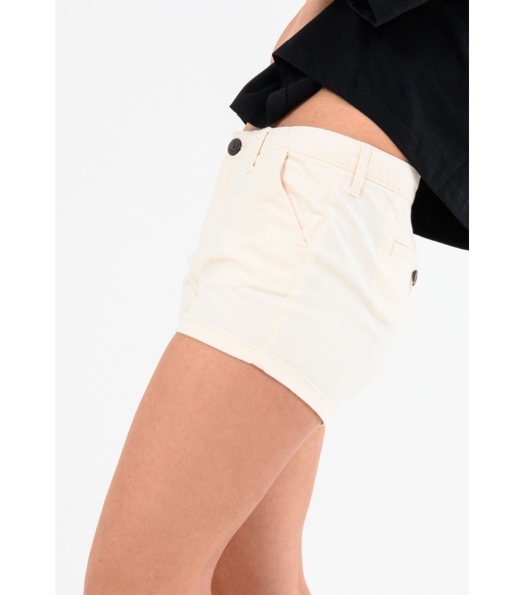 Women Skirts - Shorts Chino.Shorts.H Beige Cotton Superdry